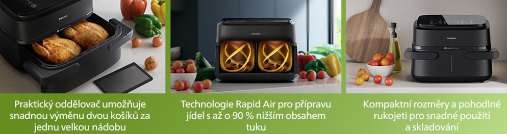 Philips Horkovzdušná fritéza NA150 1